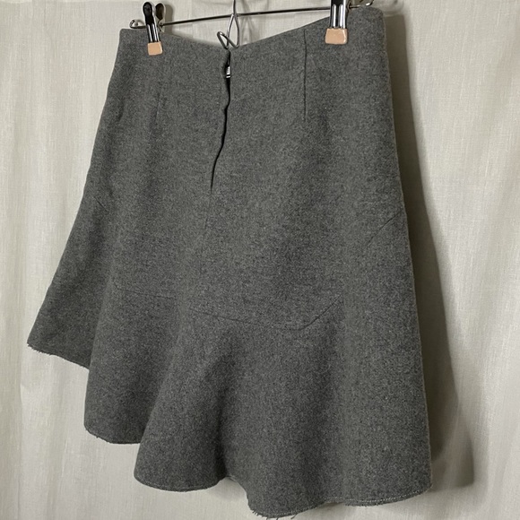 Madewell Atelier Gray Wool Blend Skirt - Picture 10 of 15
